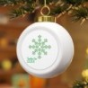 2025 Limited Edition - Orange Ribbon - Christmas Ball Ornament