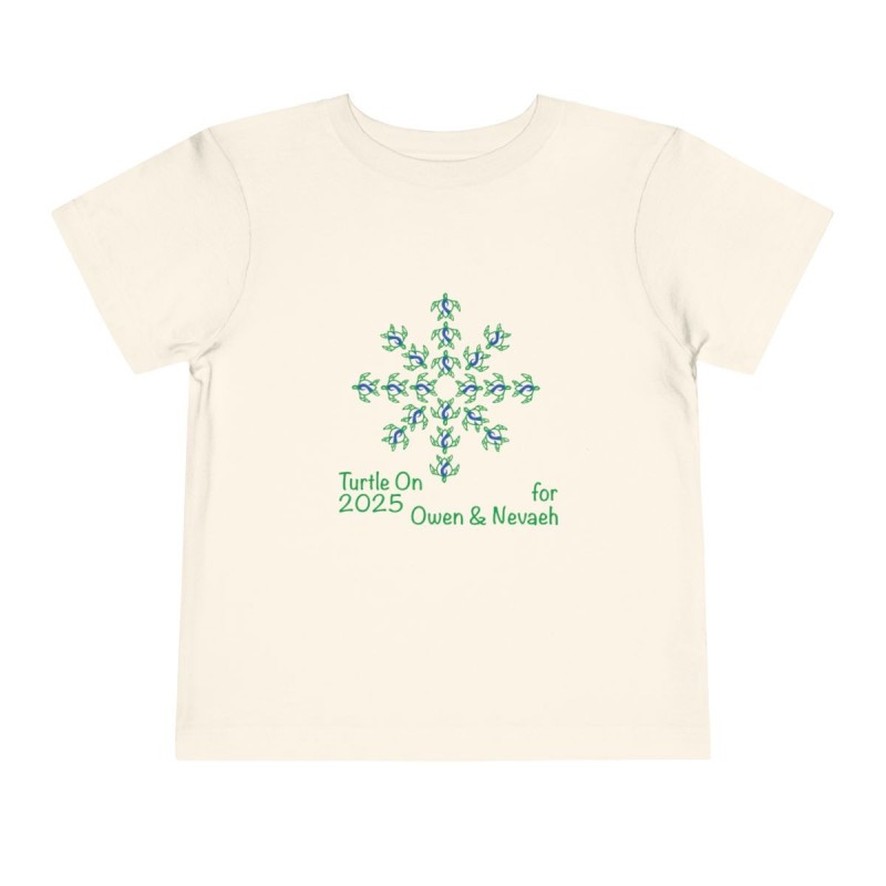Toddler - Owen and Nevaeh 2025 Limited Edition - Blue - Short Sleeve Tee 
