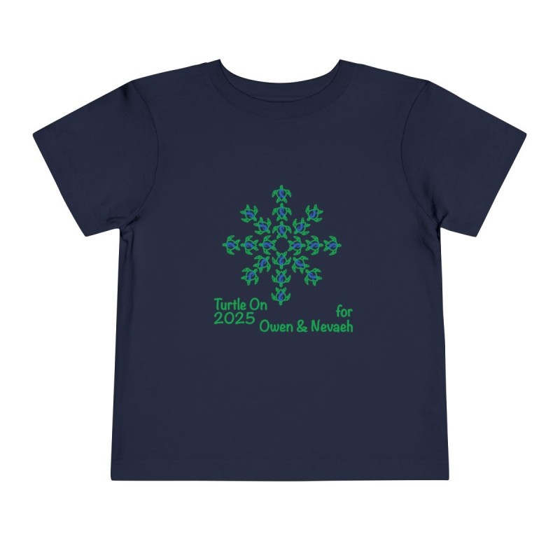 Toddler - Owen and Nevaeh 2025 Limited Edition - Blue - Short Sleeve Tee 