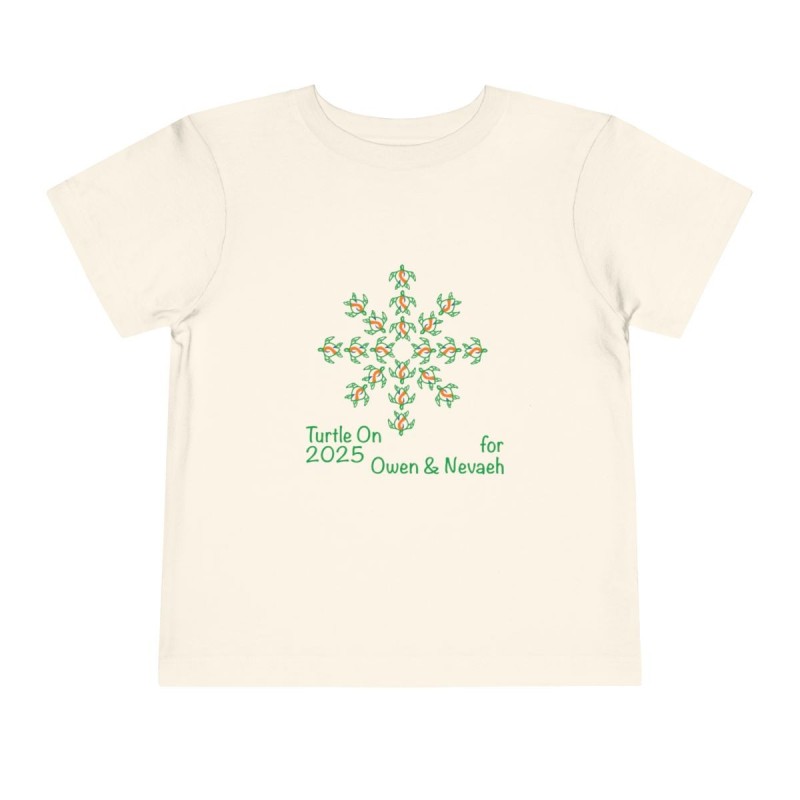 Toddler - Owen and Nevaeh 2025 Limited Edition - Blue\Orange - Short Sleeve Tee 