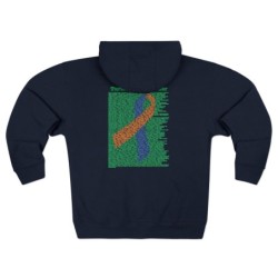 Zip-Up Hoodie - 2025 Limited Edition - Blue\Orange