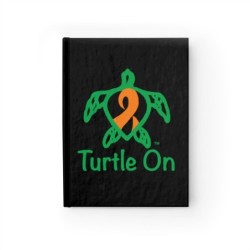 Turtle On - Journal - Blank Black
