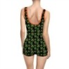 All Over Turtle - Women's Vintage Swimsuit