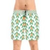 Turtle Care Ribbon - Orange - Men's Mid-Length Swim Shorts (AOP)
