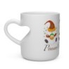 Peace Love Cure Gnome - Heart Shape Mug