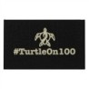 Black TurtleOn100 Rally Towel, 11x18