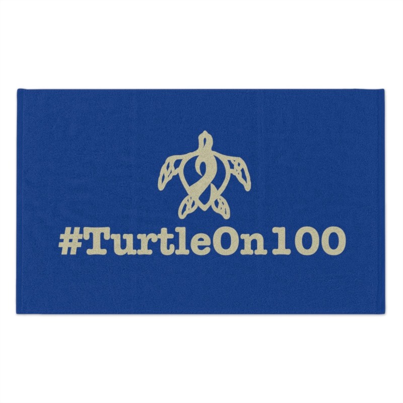 Blue TurtleOn100 Rally Towel, 11x18