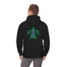 Turtle Rhythm Unisex Heavy Blend™ Hooded Sweatshirt Blue Ribbon