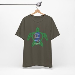 Turtle Rhythm Unisex Jersey Short Sleeve Tee Blue