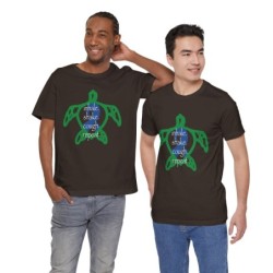 Turtle Rhythm Unisex Jersey Short Sleeve Tee Blue