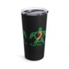 Turtle On - Blue/Orange - Black Tumbler 20oz