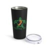 Turtle On - Blue/Orange - Black Tumbler 20oz