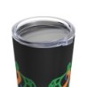 Turtle On - Blue/Orange - Black Tumbler 20oz