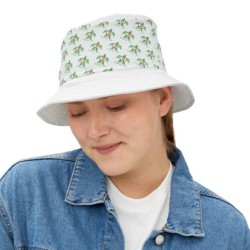 Turtle on - Blue/Orange - Bucket Hat (AOP)