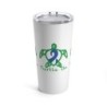 Turtle On - Blue - White Tumbler 20oz