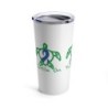 Turtle On - Blue - White Tumbler 20oz