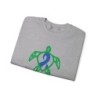 Turtle On - Blue - Unisex Heavy Blend™ Crewneck Sweatshirt