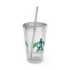 Turtle On - Blue - Sunsplash Tumbler with Straw, 16oz