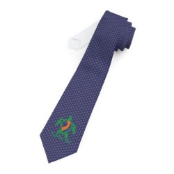 Turtle On - Blue/Orange - Necktie
