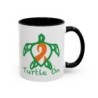 Turtle On - Orange - Accent Coffee Mug (11, 15oz)