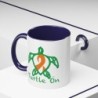 Turtle On - Orange - Accent Coffee Mug (11, 15oz)