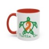 Turtle On - Orange - Accent Coffee Mug (11, 15oz)