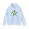 Turtle On - Orange - Unisex Heavy Blend™ Hooded Sweatshirt