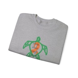 Turtle Rhythm - Orange - Unisex Heavy Blend™ Crewneck Sweatshirt