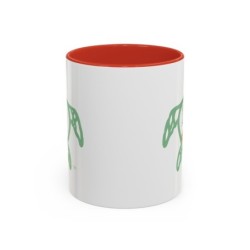 Turtle Rhythm - Orange - Accent Coffee Mug (11, 15oz)