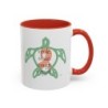 Turtle Rhythm - Orange - Accent Coffee Mug (11, 15oz)