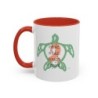 Turtle Rhythm - Orange - Accent Coffee Mug (11, 15oz)