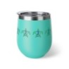 Turtle Rhythm - Blue - Copper Vacuum Insulated Cup, 12oz