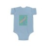 Renee 2024 Limited Edition - Blue/Orange - Infant Fine Jersey Bodysuit
