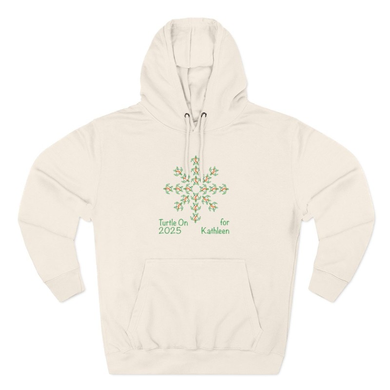 Hoodie - Kathleen 2025 Limited Edition - Blue/Orange - Fleece Hoodie - Comfort & Community