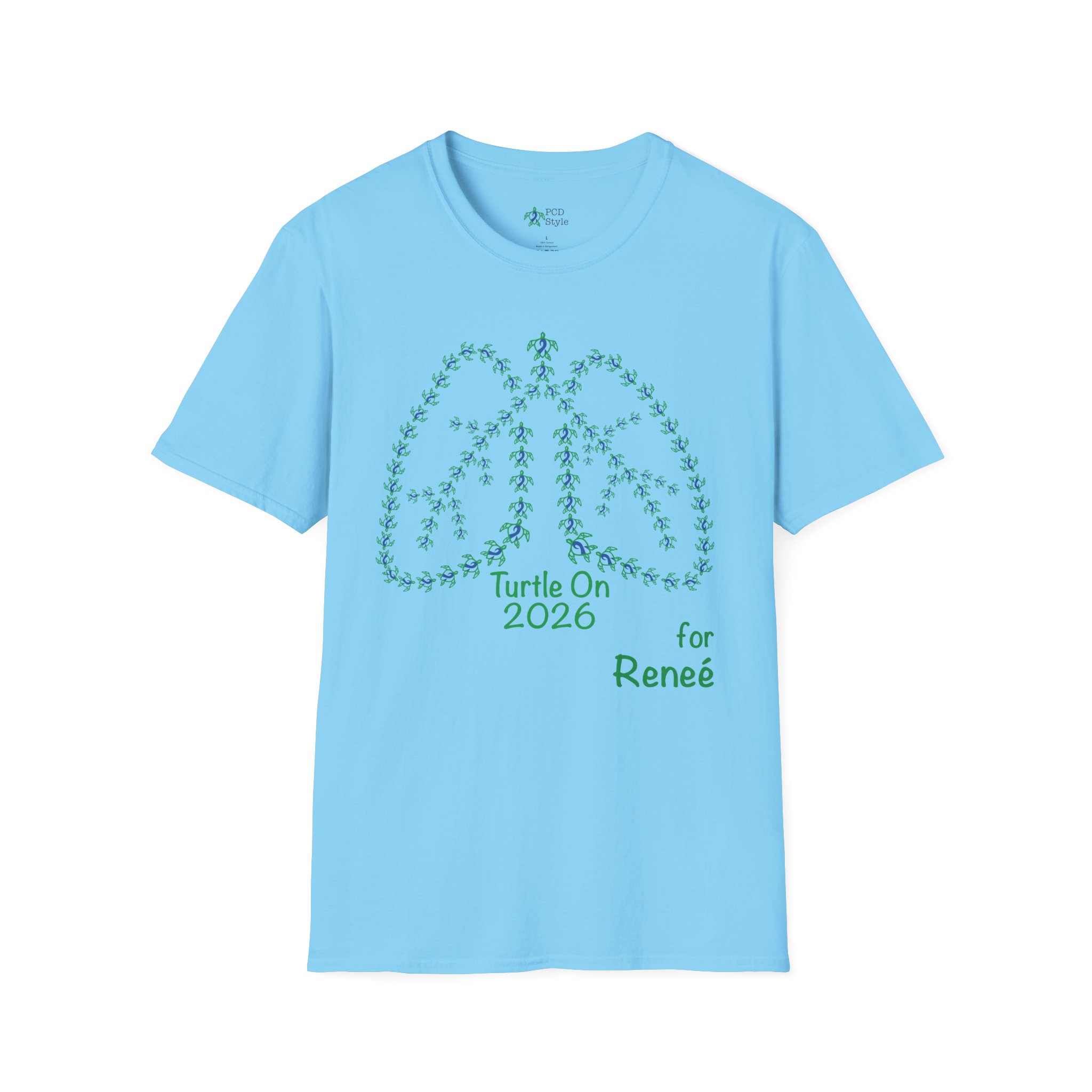 Reneé - Unisex - 2026 Limited Edition -Personalized - Blue - Softstyle T-Shirt - Image 18