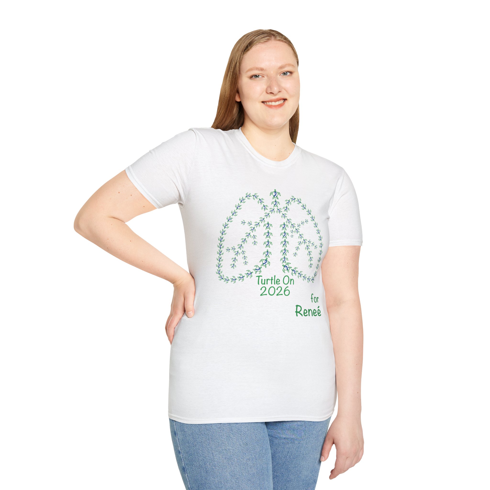 Reneé - Unisex - 2026 Limited Edition -Personalized - Blue - Softstyle T-Shirt - Image 10