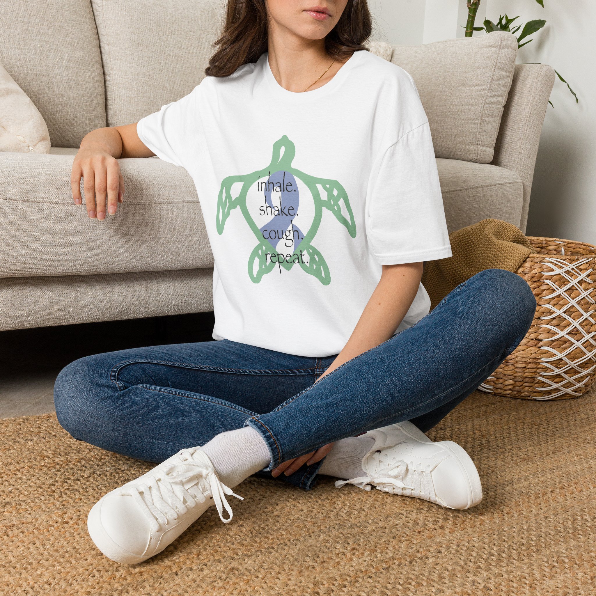 Turtle Rhythm - Blue - Softstyle T-Shirt