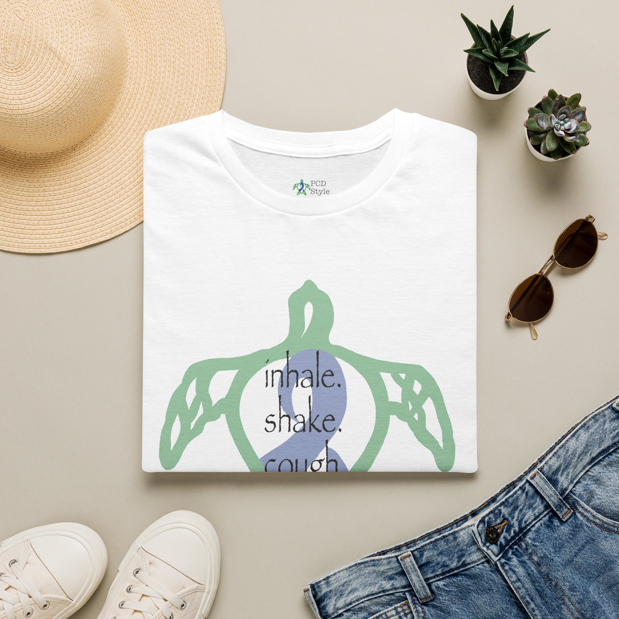 Turtle Rhythm - Blue - Softstyle T-Shirt - Image 6