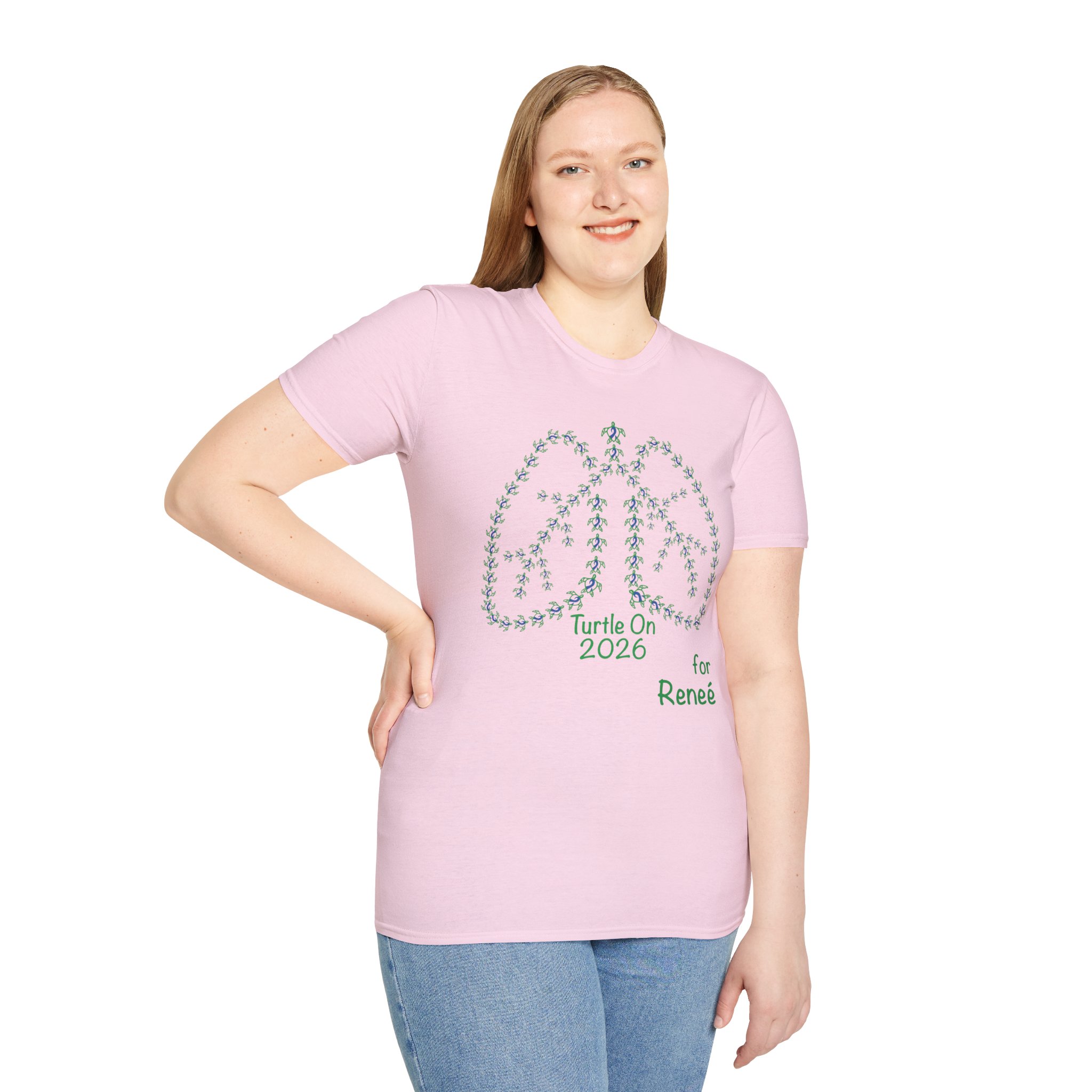 Reneé - Unisex - 2026 Limited Edition -Personalized - Blue - Softstyle T-Shirt - Image 31