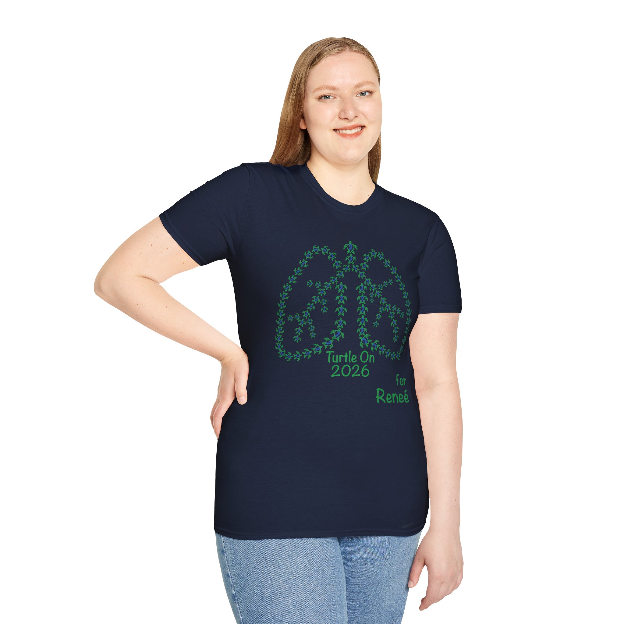 Reneé - Unisex - 2026 Limited Edition -Personalized - Blue - Softstyle T-Shirt - Image 25