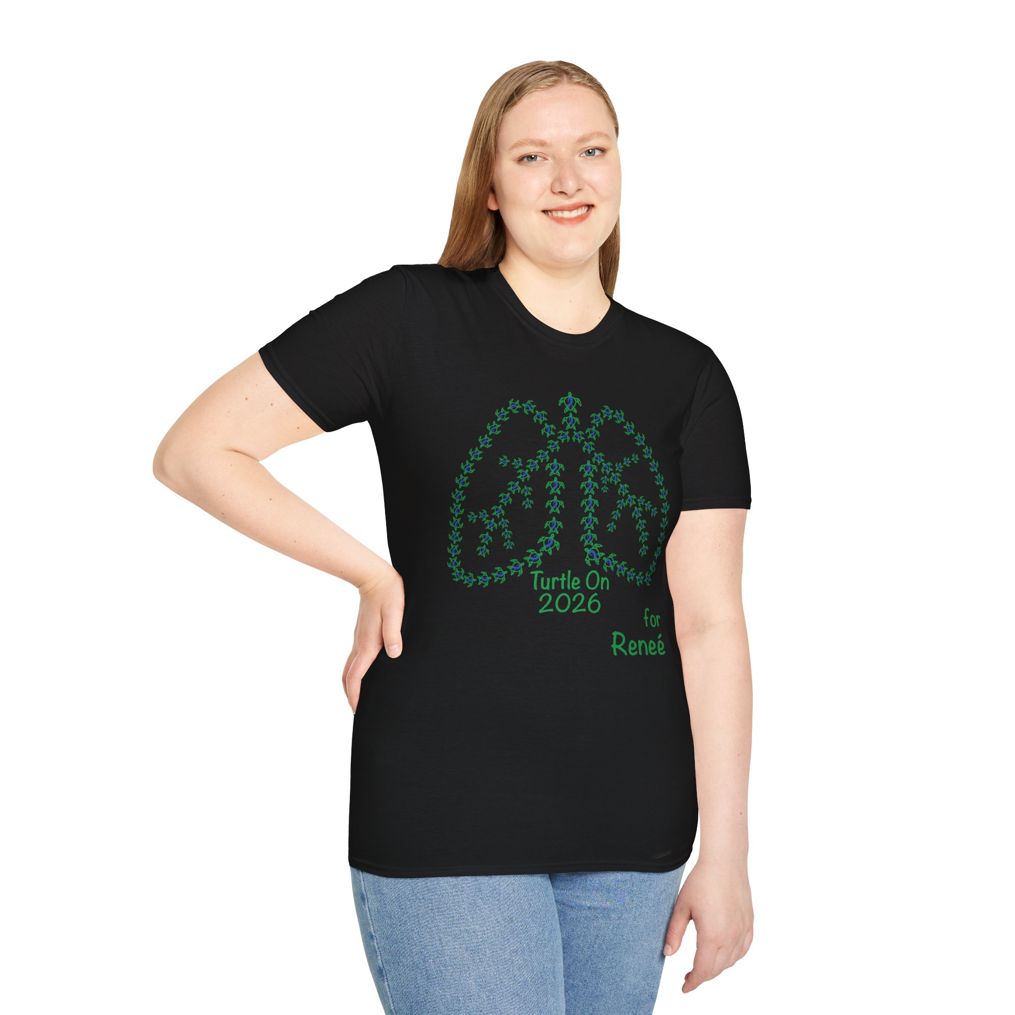 Reneé - Unisex - 2026 Limited Edition -Personalized - Blue - Softstyle T-Shirt - Image 15
