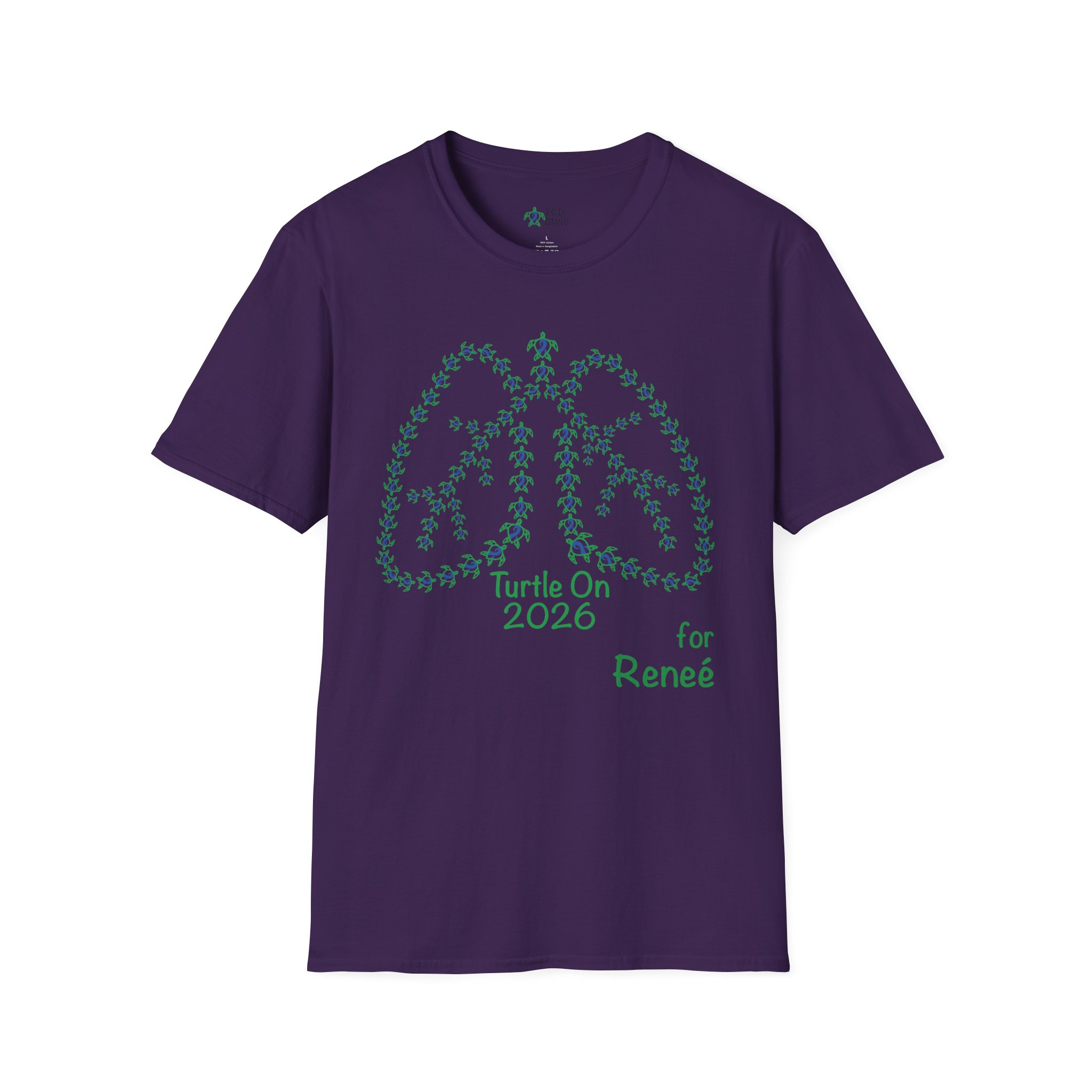 Reneé - Unisex - 2026 Limited Edition -Personalized - Blue - Softstyle T-Shirt - Image 3