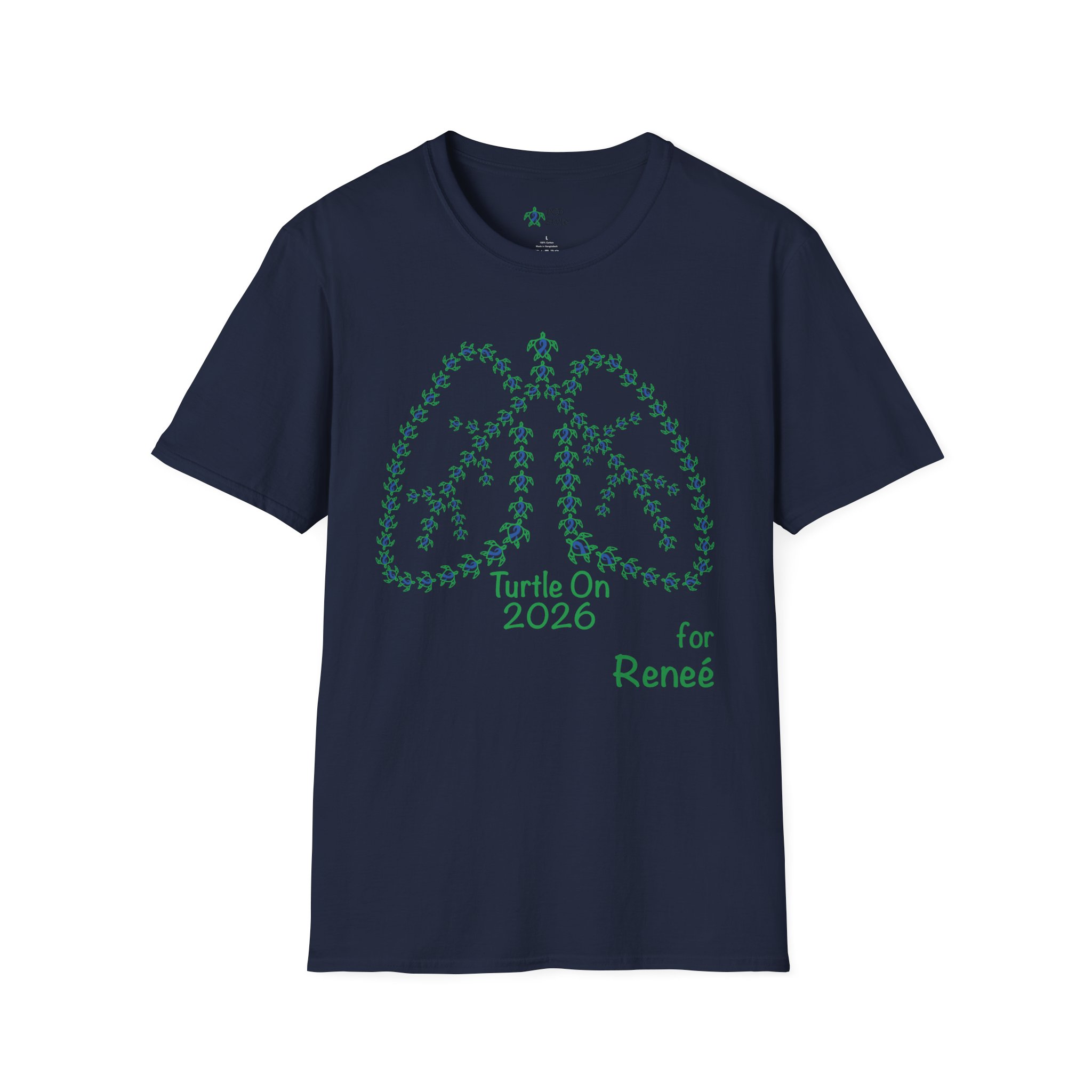 Reneé - Unisex - 2026 Limited Edition -Personalized - Blue - Softstyle T-Shirt - Image 23