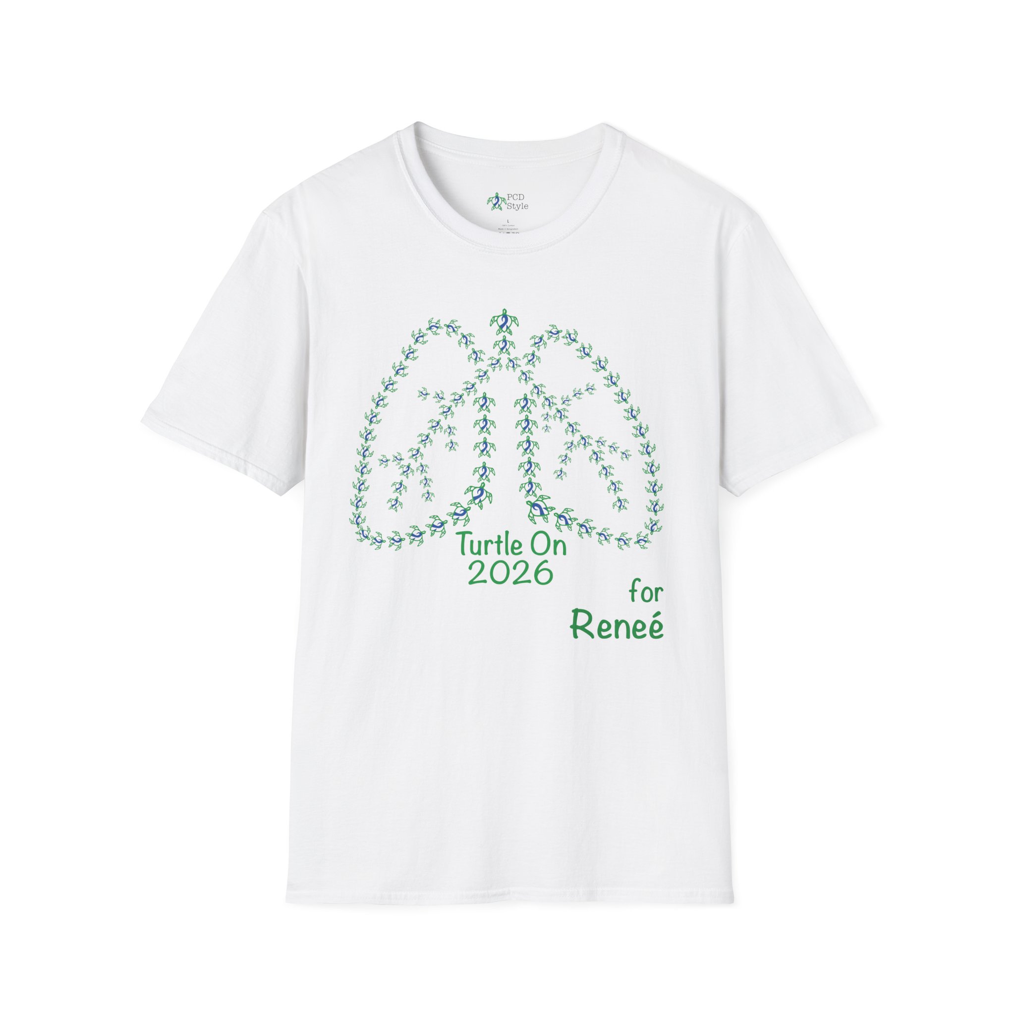 Reneé - Unisex - 2026 Limited Edition -Personalized - Blue - Softstyle T-Shirt - Image 8