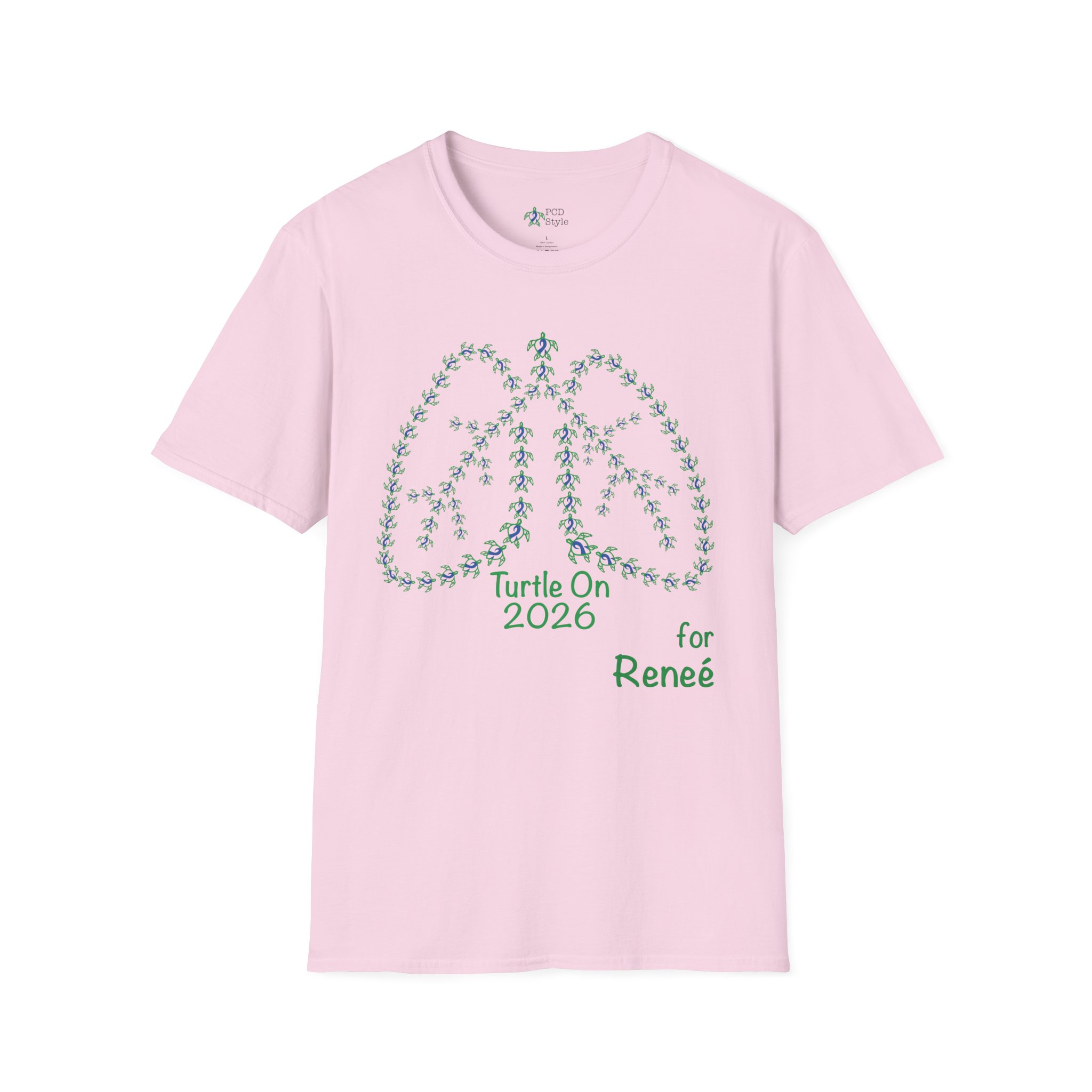 Reneé - Unisex - 2026 Limited Edition -Personalized - Blue - Softstyle T-Shirt - Image 29